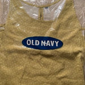 Old Navy yellow-green Tank! Size XL